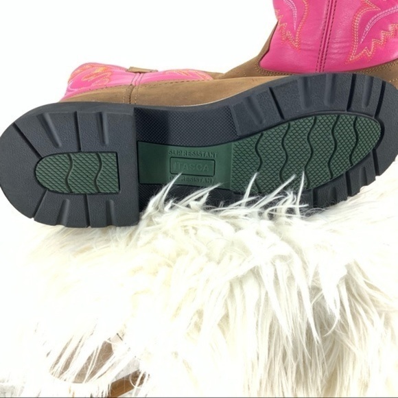 Itasca Leather Western rodeo style boot 6 - Picture 4 of 7